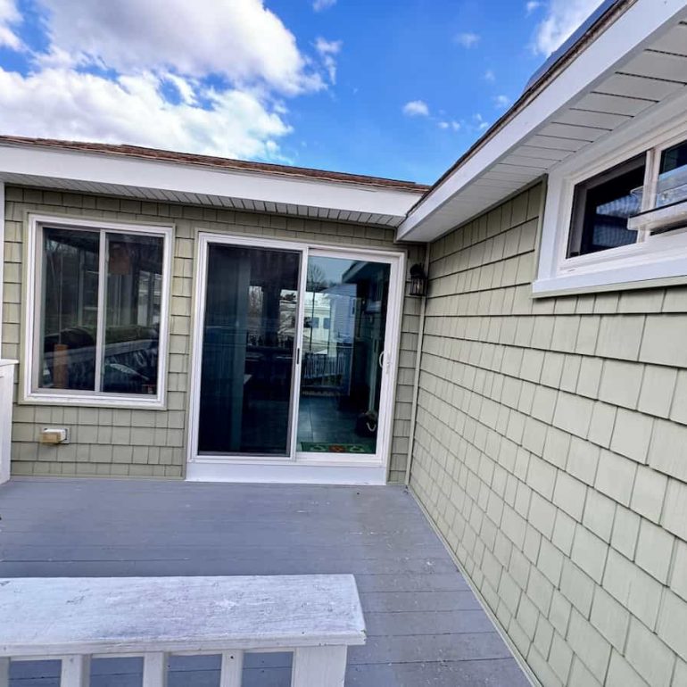 Custom Metal Wrap on Doors